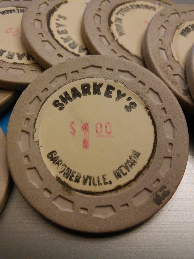 Sharkey's 1's - Inlay or sticker? | Poker Chip Forum