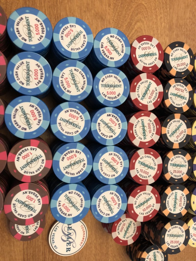 SOLD - Bellagio Replica Tournament Set (850+chips) 1 Day Only-$275 ...