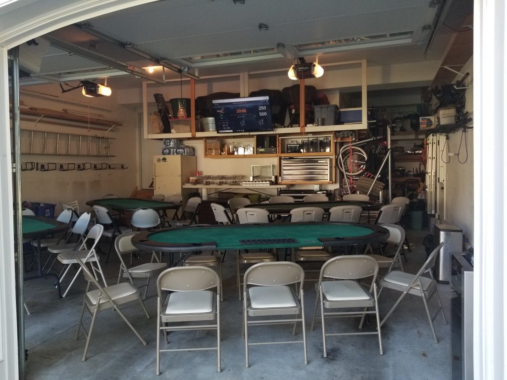 Does anyone use their regularly used garage for a regular poker game ...