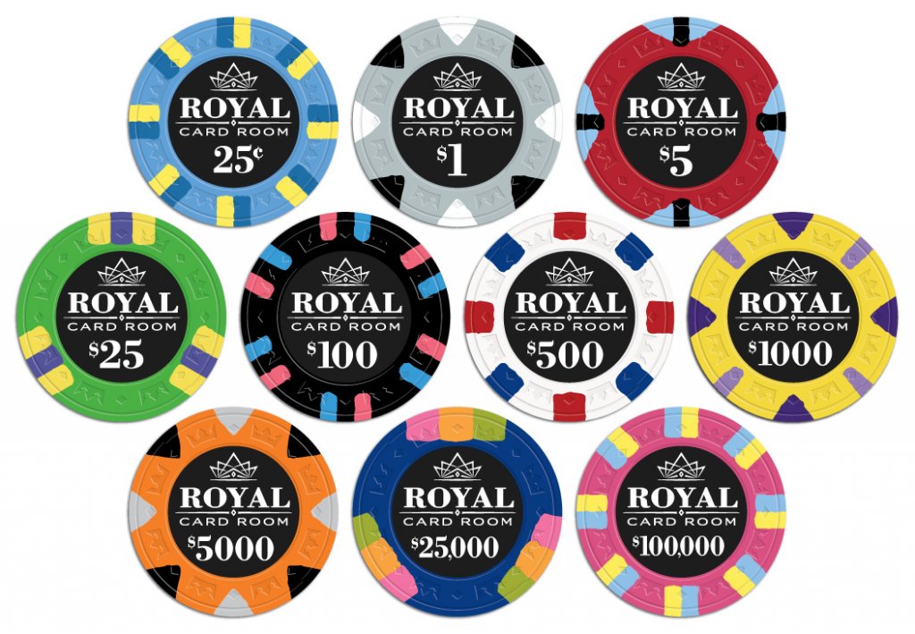 Port Royal Full Chip Range, Premium Bestselling Ceramic Poker Chips