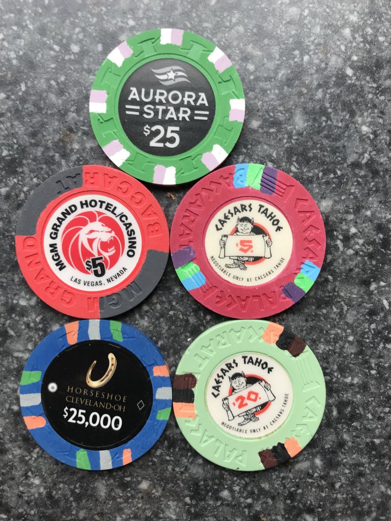 SOLD - Lots of singles... | Poker Chip Forum