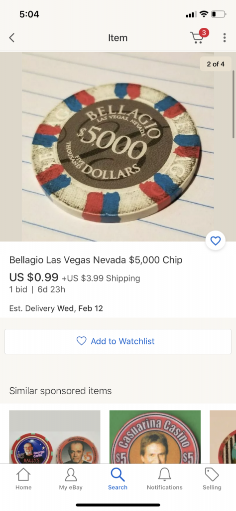 What do Bellagio chips look like? - Quora