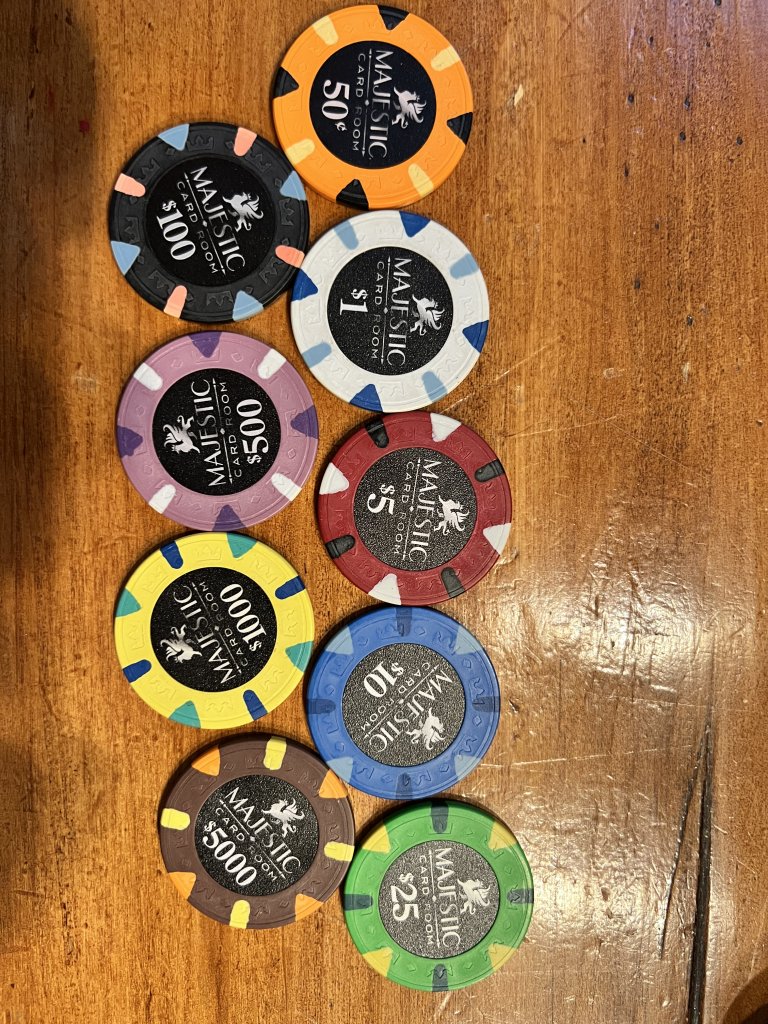 Auction - Singles Sampler | Poker Chip Forum