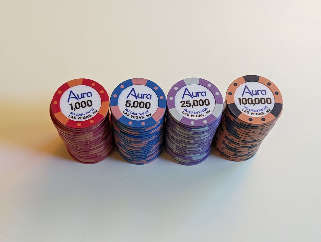 SOLD Sunfly Polyinno Tournament Set "Aura" (Aria Poker Go Tribute