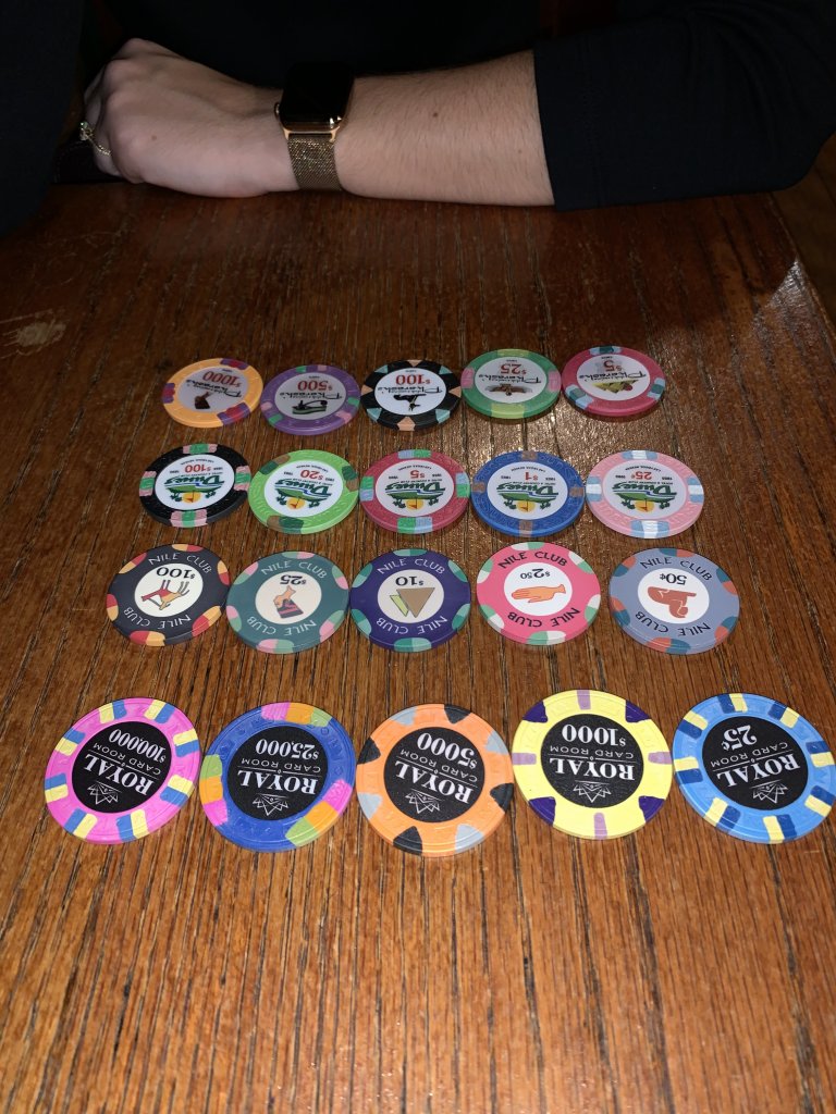 Showdown Club Poker Chips - Apache Poker Chips