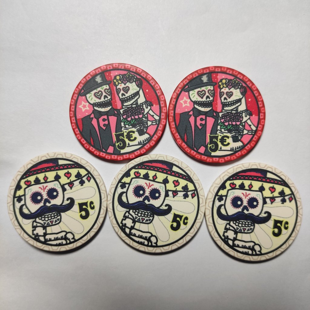 Custom Dia de los Muertos Poker Chips | Poker Chip Forum