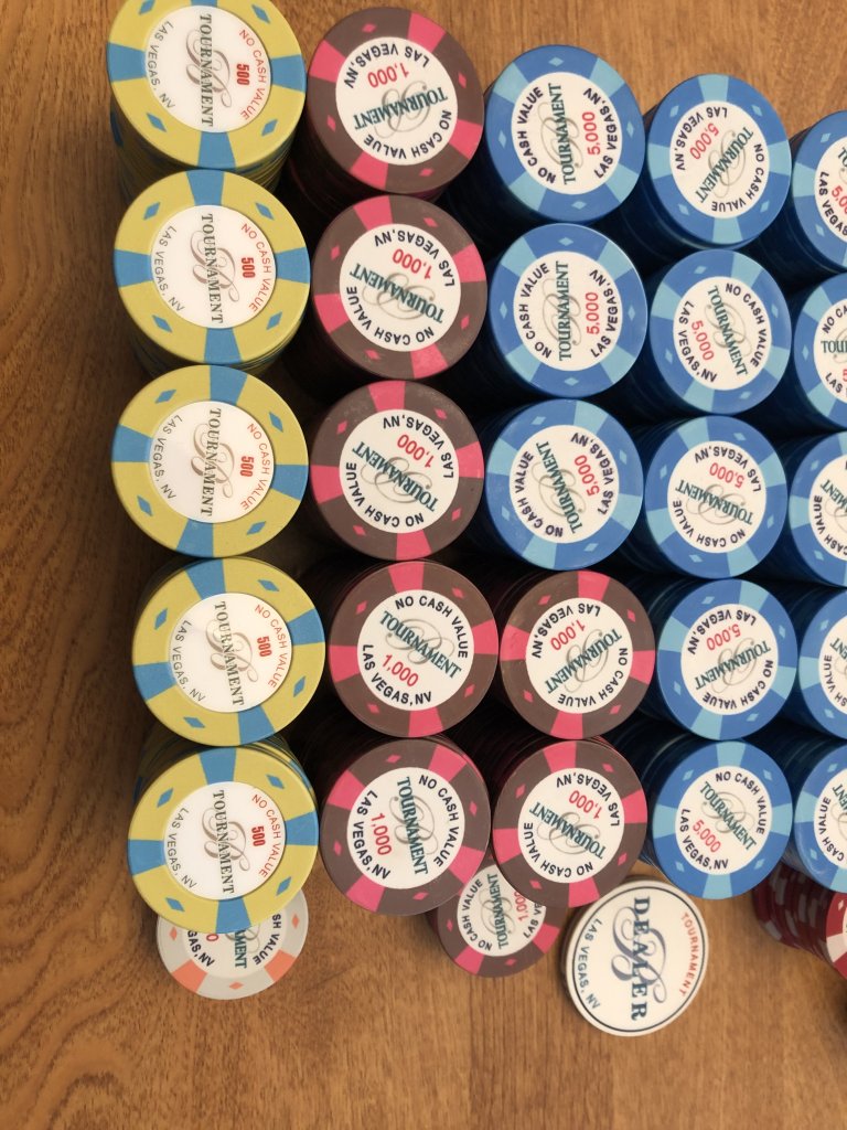 SOLD - Bellagio Replica Tournament Set (850+chips) 1 Day Only-$275 ...