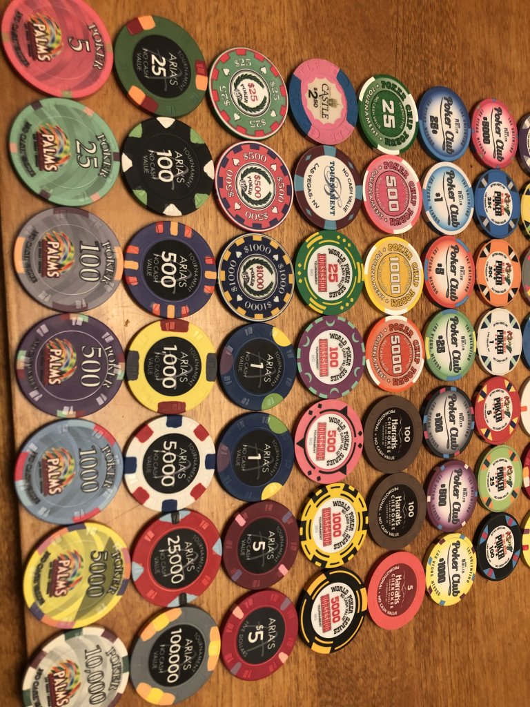 SOLD - 63 sample chips | Poker Chip Forum