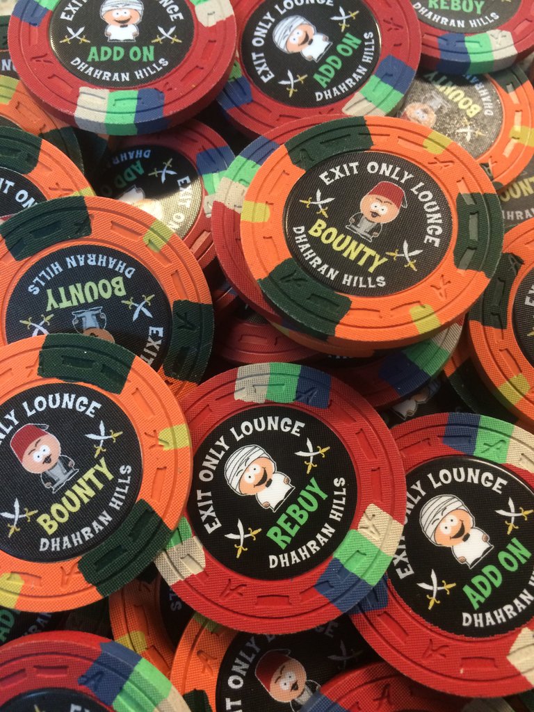 Your favorite custom bounty or rebuy chip | Poker Chip Forum