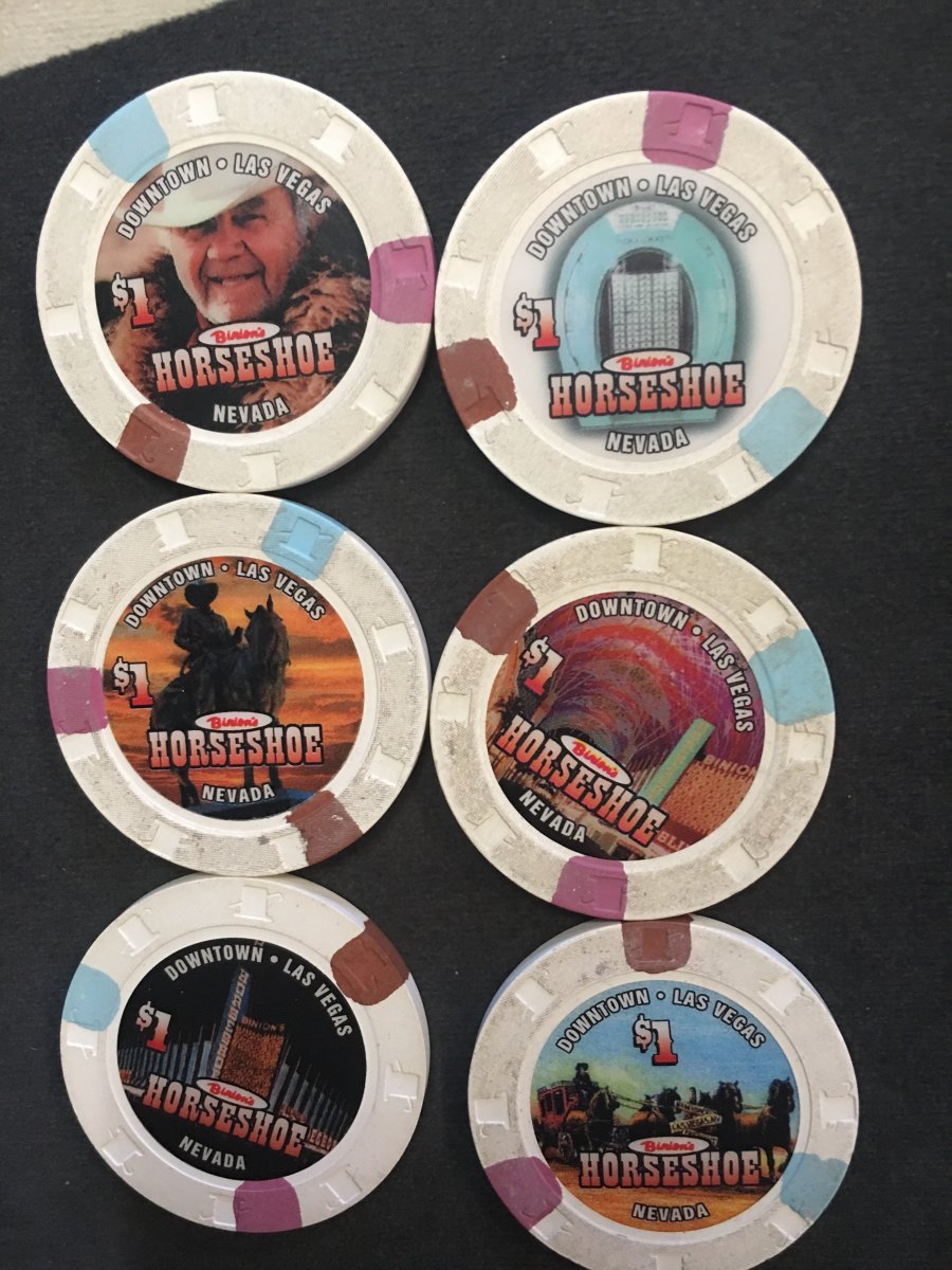 Wanted - $1 Binion Horseshoe chips | Poker Chip Forum