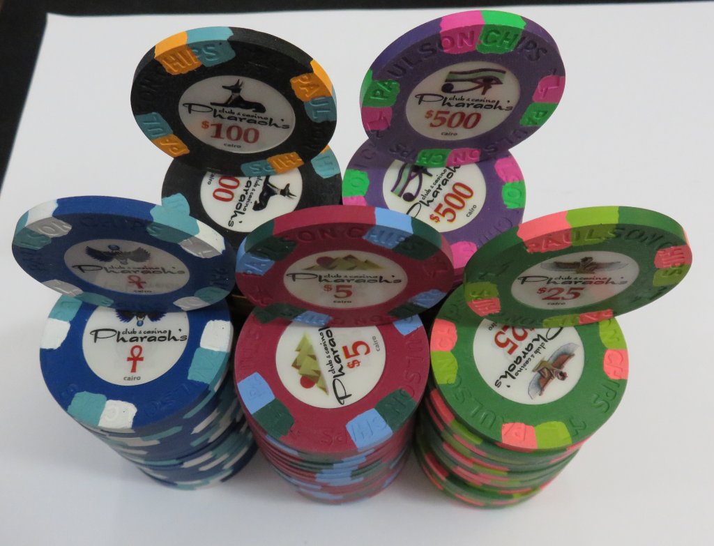 Straight Poker Supplies - The Gucci of Poker Chips. Paulson Pharaohs.