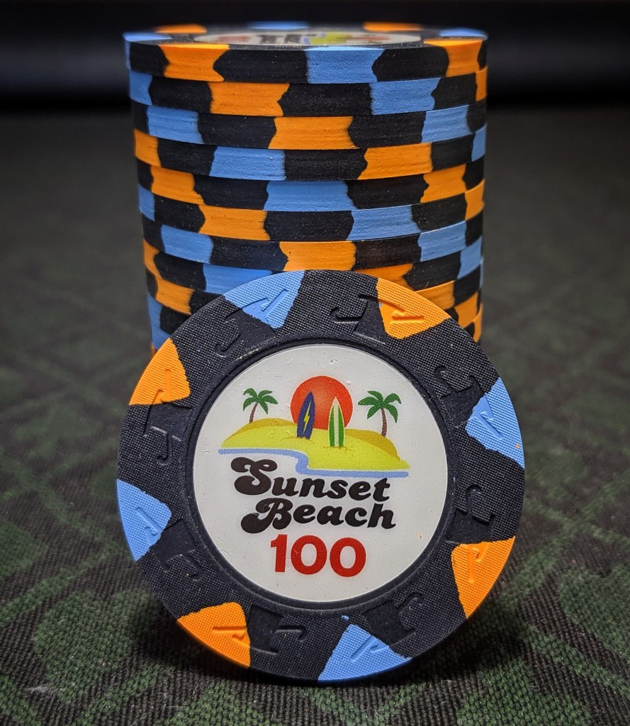 SOLD - 20 x Sunset Beach T100 | Poker Chip Forum