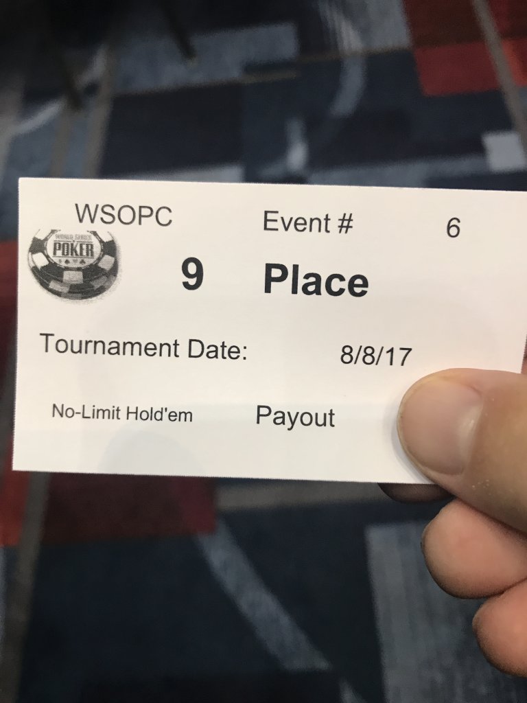 Tourney WSOP Cherokee National Championships Poker Chip Forum