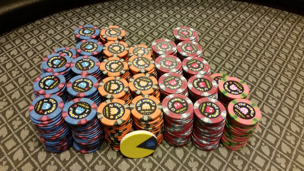 SOLD - Midway (pacman) Tower and Spear mold | Poker Chip Forum