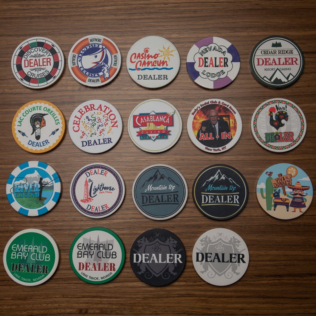 For Sale - Casino Cancun, Nevada Lodge, Cedar Ridge, Casablanca Emerald Bay  Club & More Dealer Buttons | Poker Chip Forum