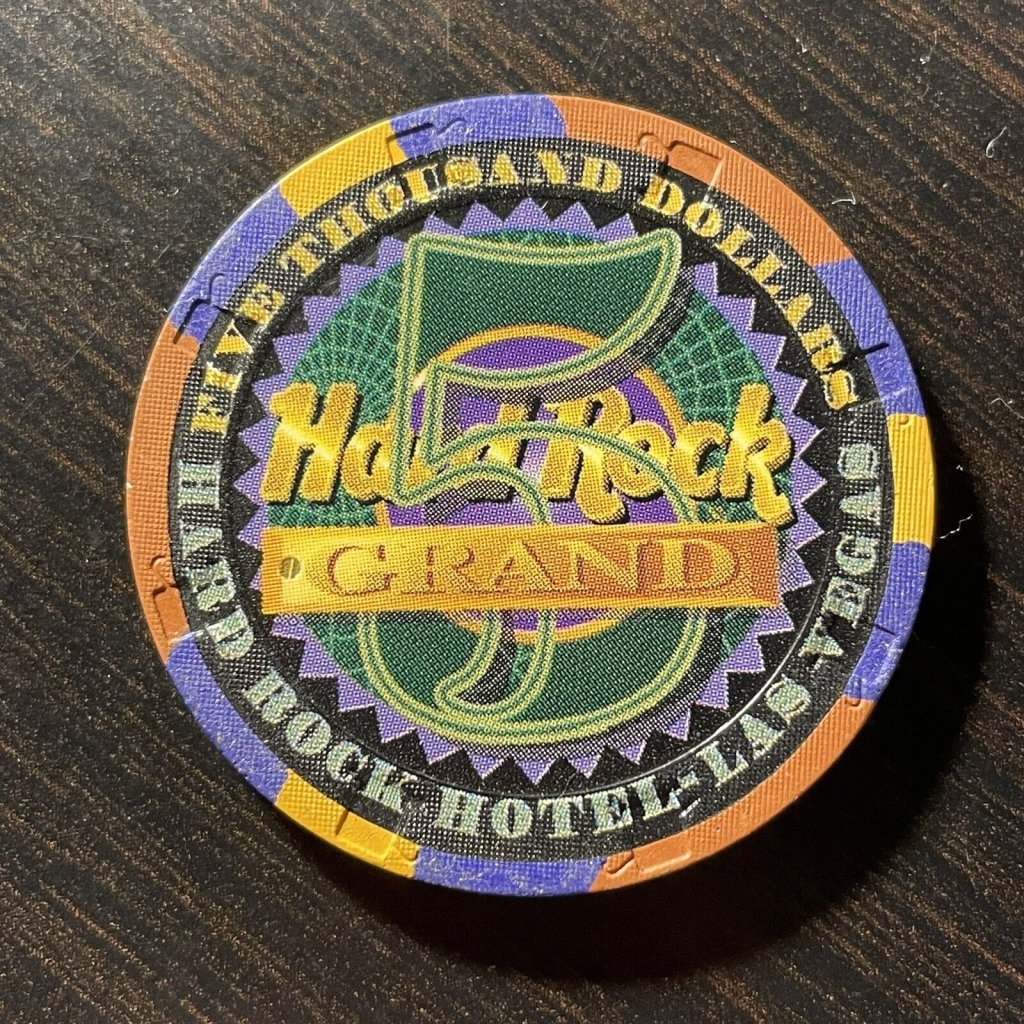 Mine - Hard Rock Las Vegas obsolete $5,000 | Poker Chip Forum