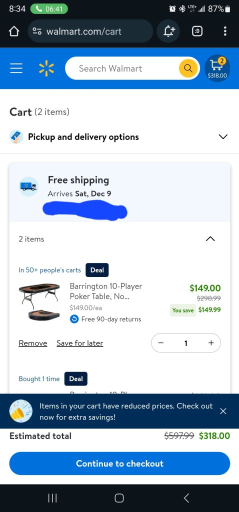 Not Mine - PSA: Barrington table $149 at Walmart ($169 if you want the ...