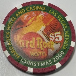 Hard Rock Christmas 2000 $5