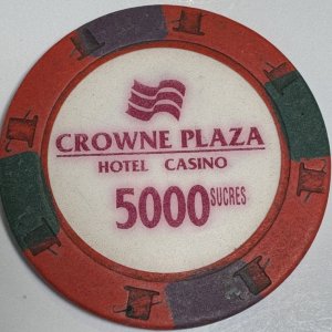 Crowne Plaza Hotel Casino 5,000 Sucres