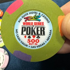 Lammer 500 WSOP buy in chip