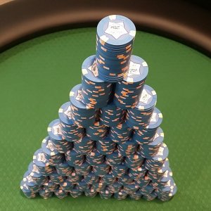Paulson Blue Chip Casino 25 cent chips