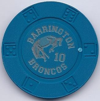 Barrington Broncos Lasered Faux Clay d Blue 10.jpg