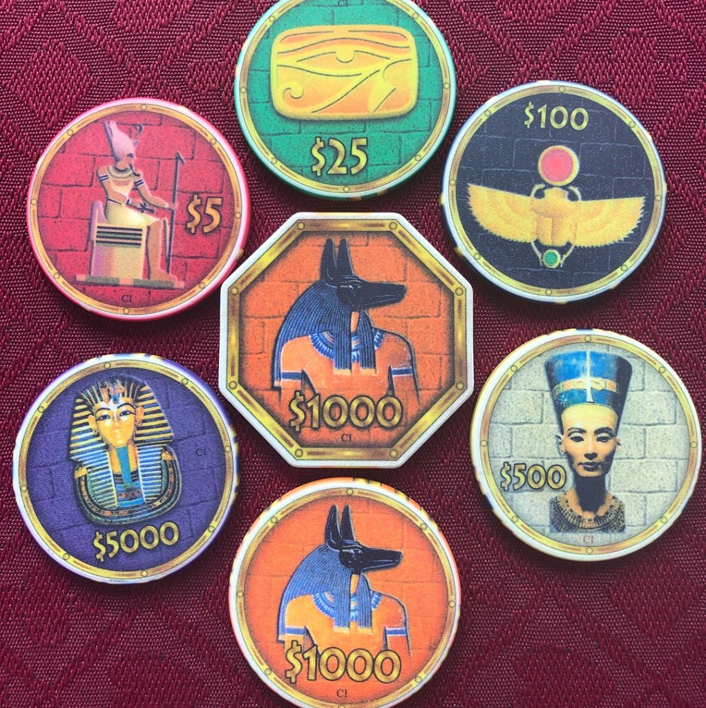 Egyptian Poker Chips