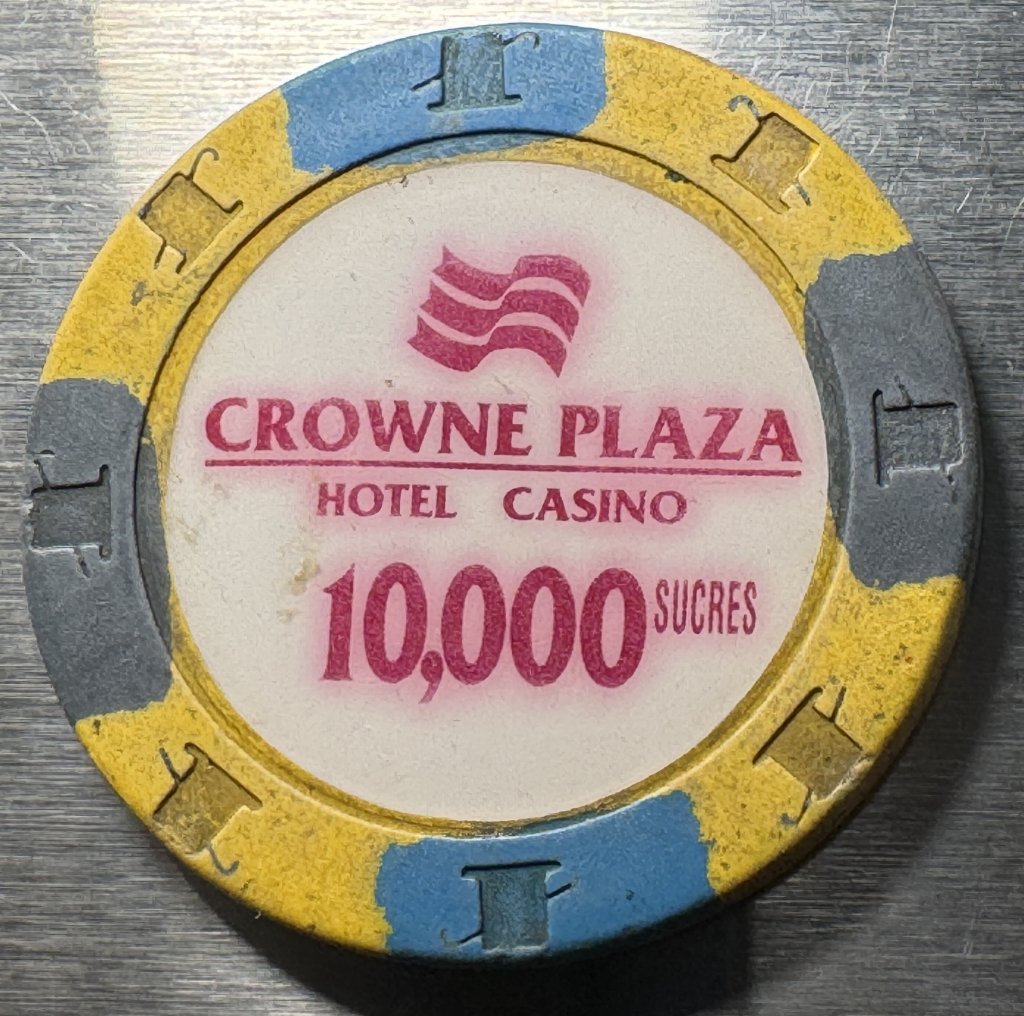 Crowne Plaza Hotel Casino 10,000 Sucres