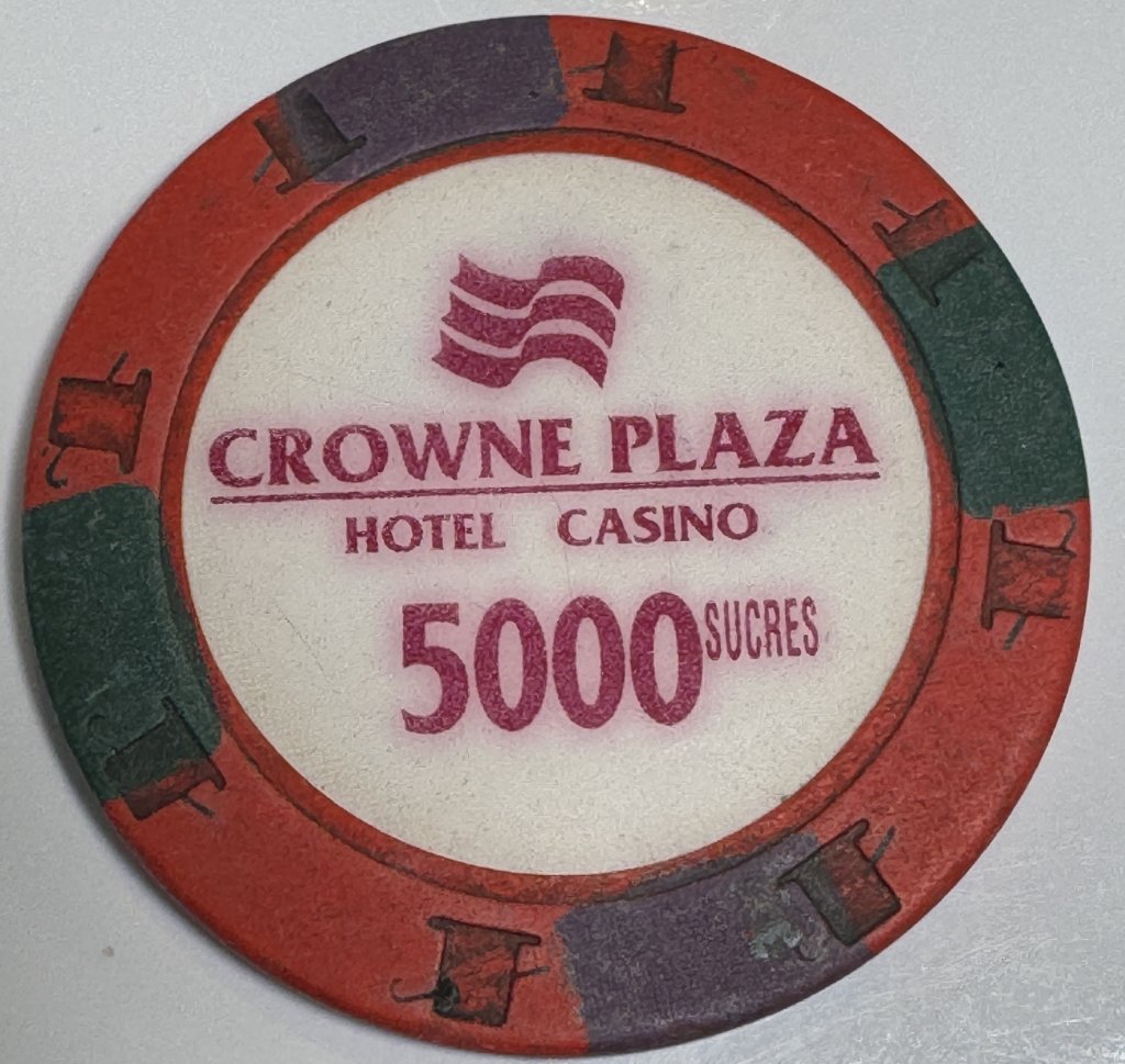 Crowne Plaza Hotel Casino 5,000 Sucres