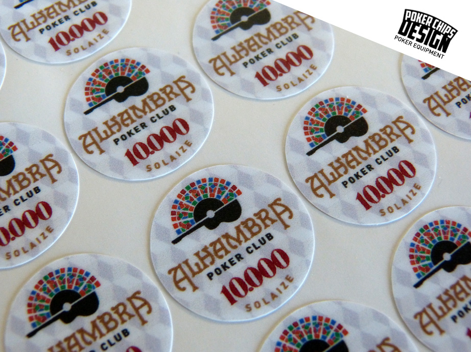 Custom Labels - Alhambra Poker Club