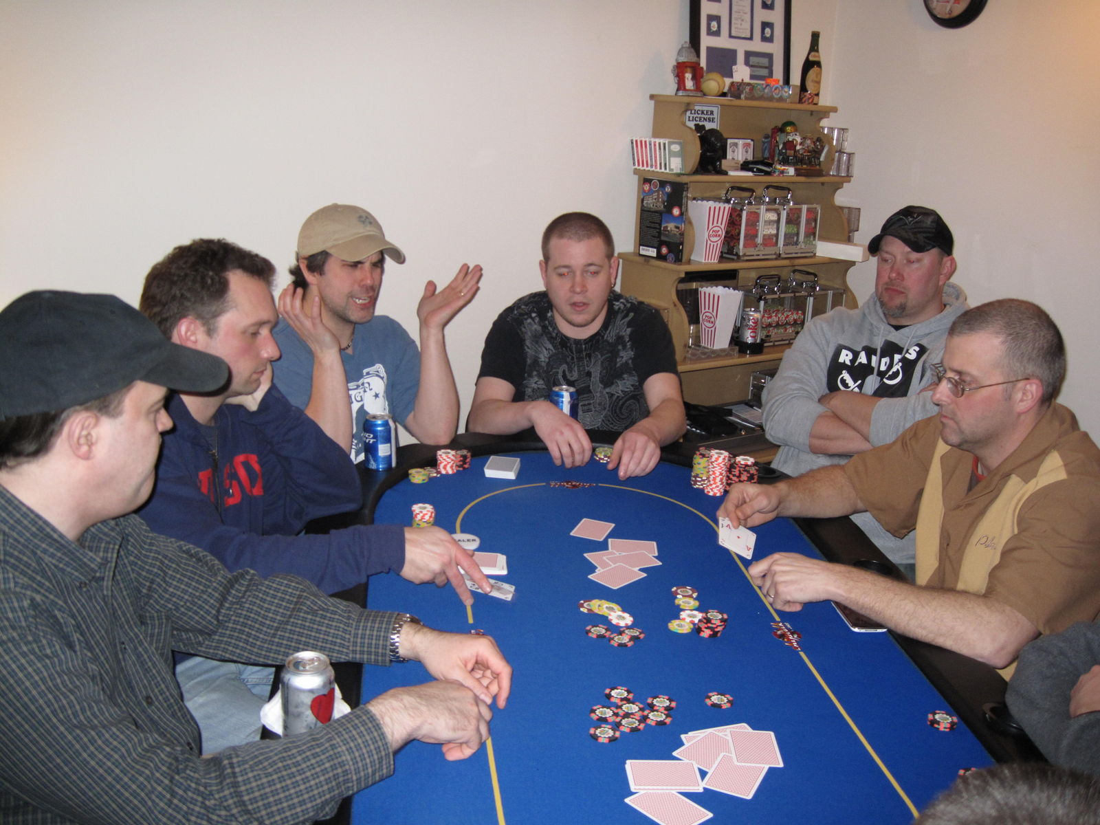 First home game I ever hosted - charity tourney final table