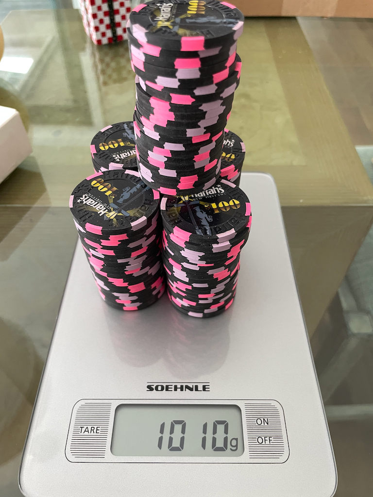 Harrah's NO $100 weight