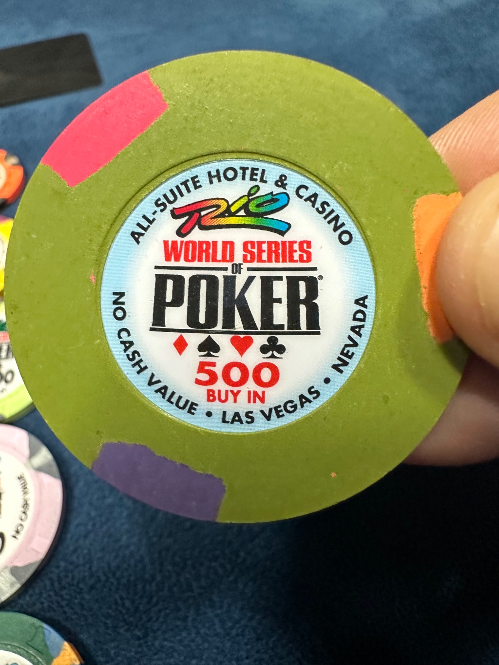 Lammer 500 WSOP buy in chip