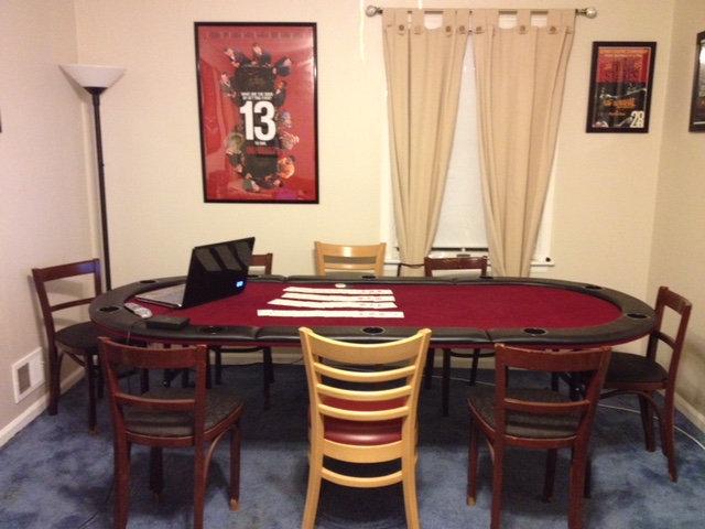 My Poker Table in my Mancave/Office