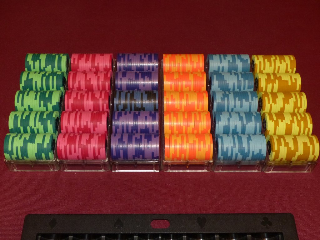 Rack of all denoms - updated colors