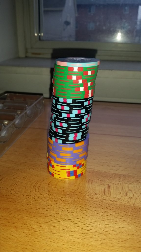 T10000 starting stack with $5 bounty