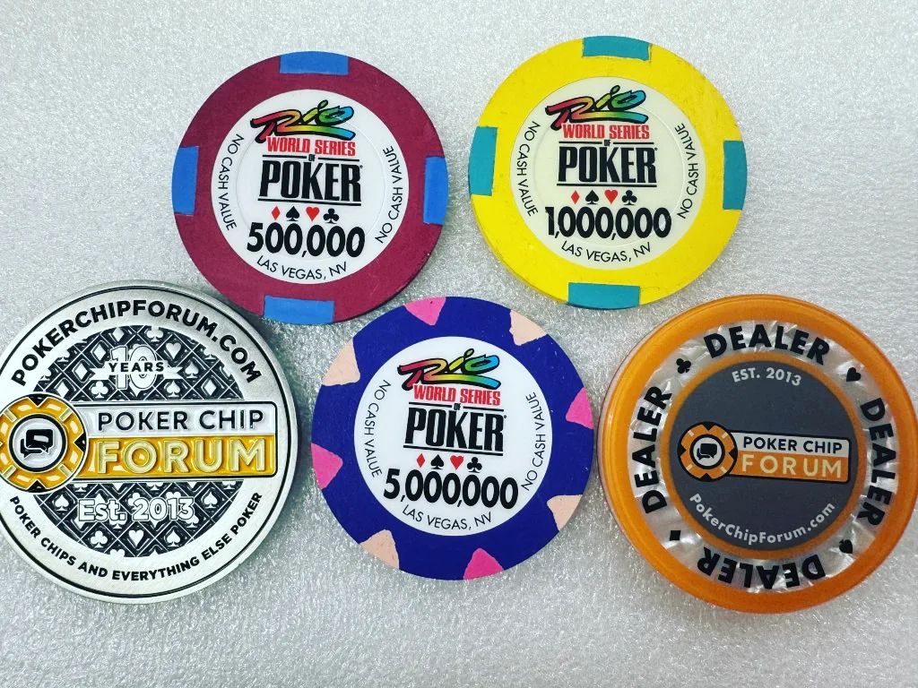 WSOP main event chips